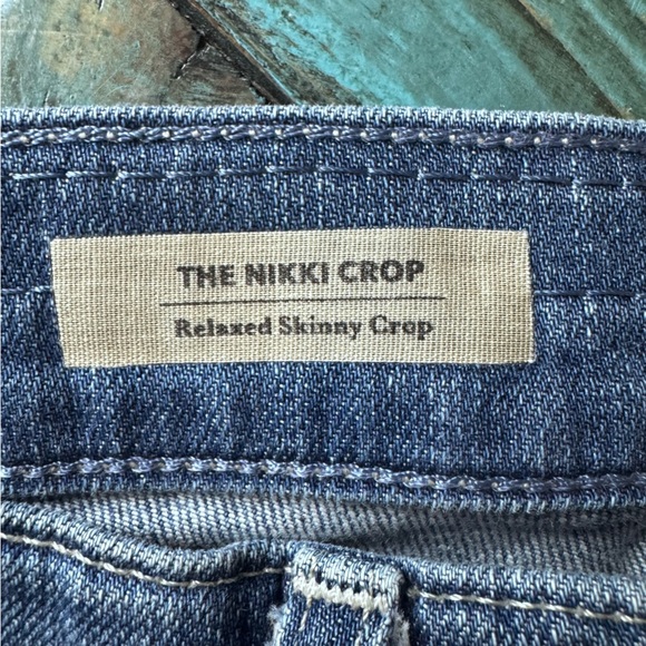 AG Adriano Goldschmied The Nikki Crop Relaxed Skinny Crop Jeans Size 29 - Picture 14 of 14